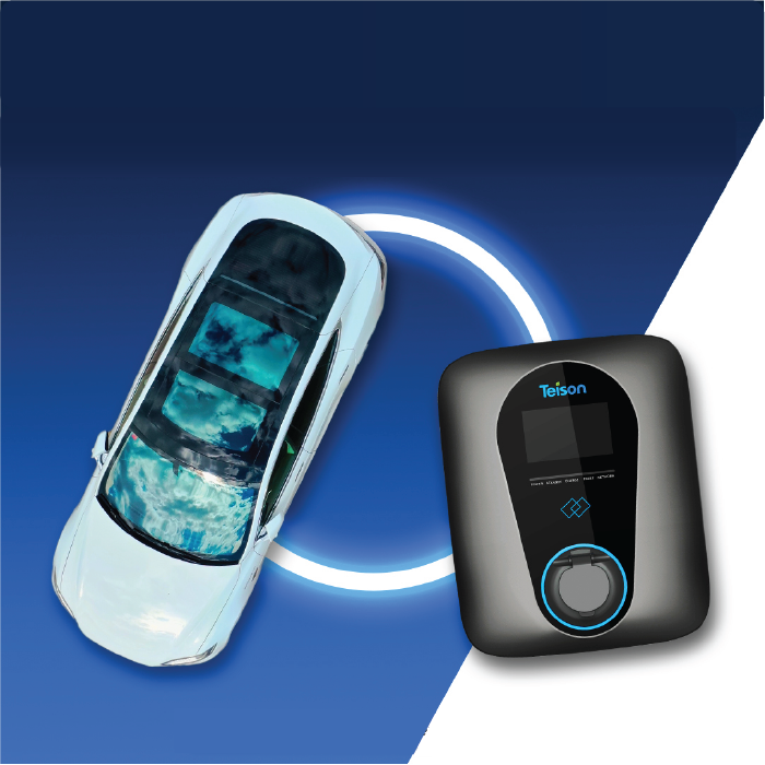ev charger and ev car