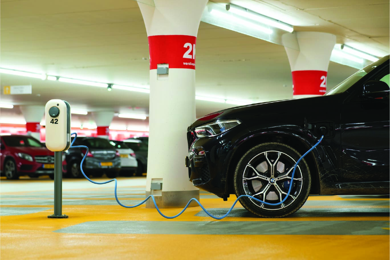 EV charging with a commercial charger
