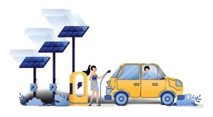 charging an ev using solar