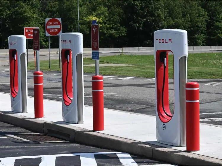 tesla destination charging station