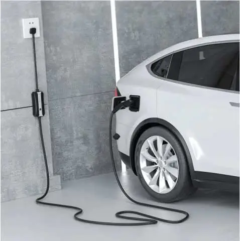 portable charger charging ev car