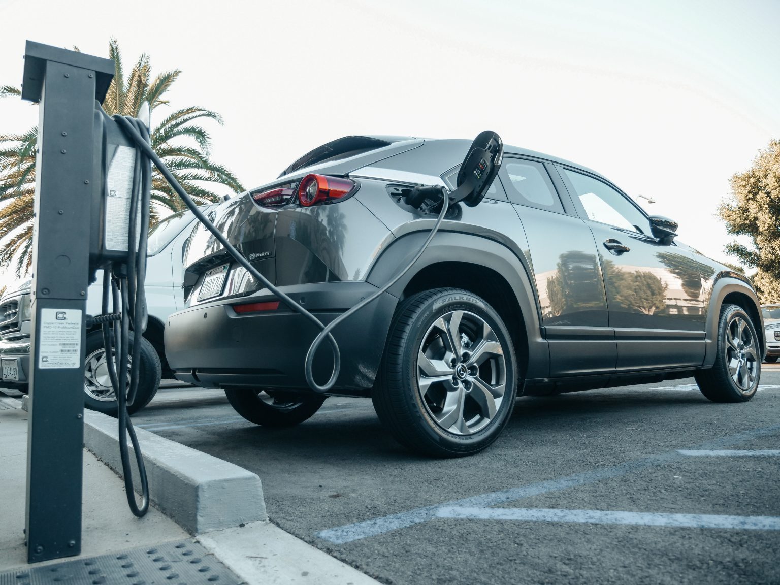 Electric Vehicle charging using commercial EV charger